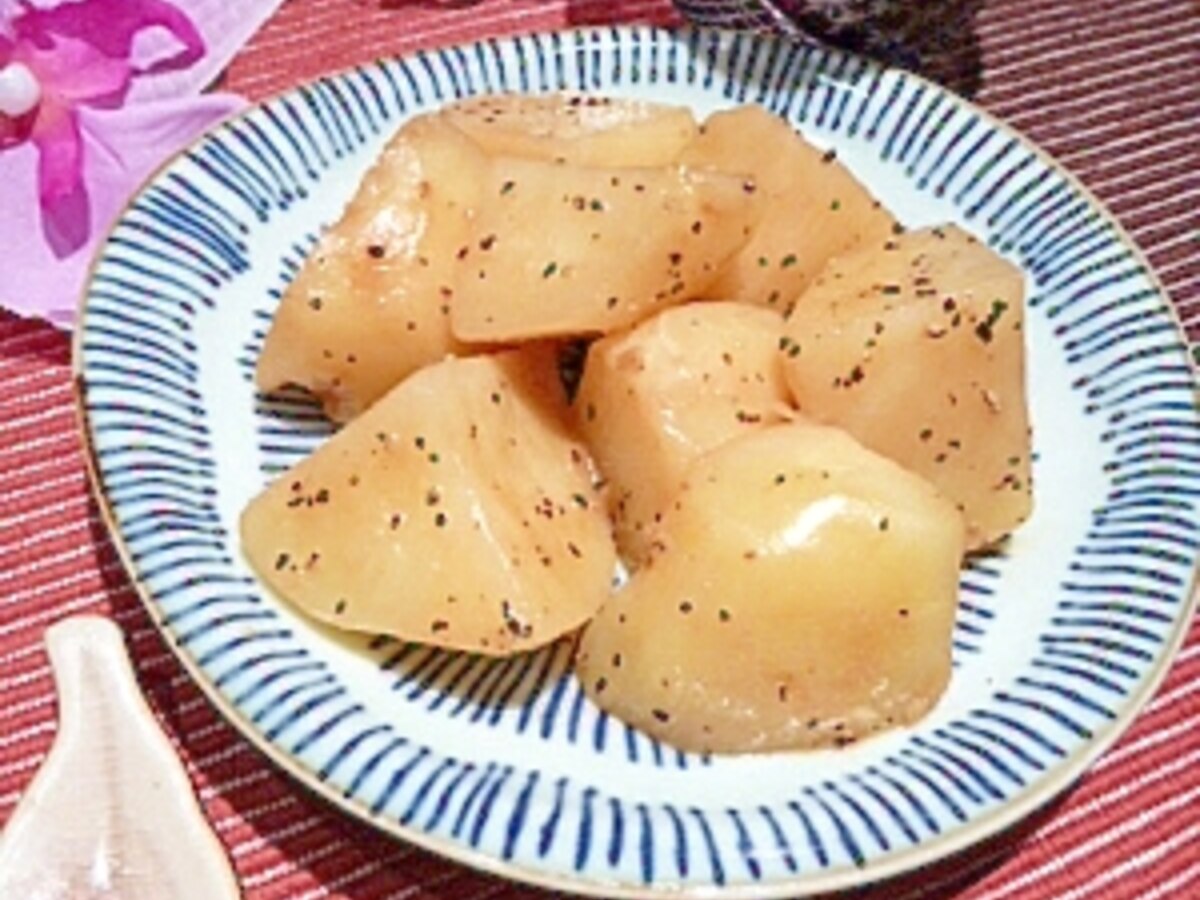 ルクエで簡単 じゃがバター醤油 レシピ 作り方 By まめもにお 楽天レシピ